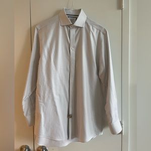 Men’s Dress Shirt - Gray Stripe 15.5/34